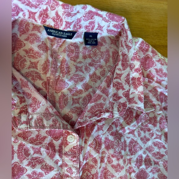 American Eagle outfitters size XL extra large button down 100% cotton shirt - Picture 6 of 6